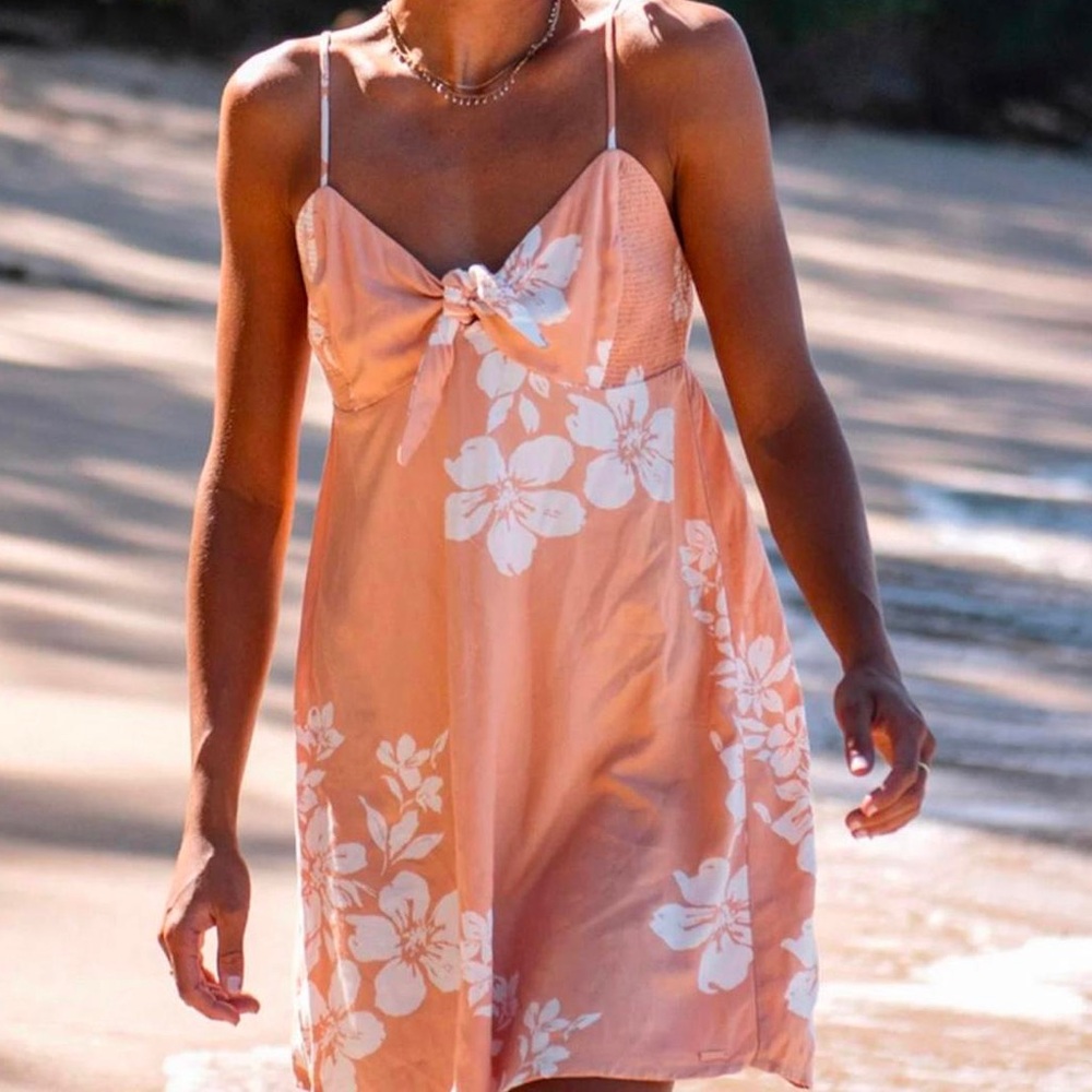 VOLCOM Peachy Floral Sundress
